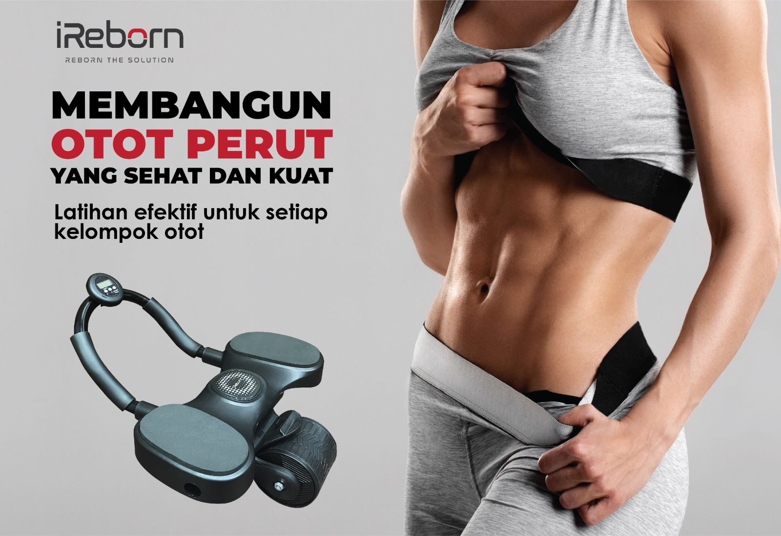 Bentuk Tubuh Ideal Dengan i-Exotic Ab Roller 14
